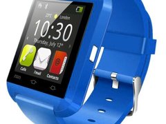 Smartwatch iUni U8+, BT, LCD 1.44 inch, Notificari, Albastru